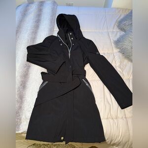Calvin Klein Women's Black Hooded Jacket